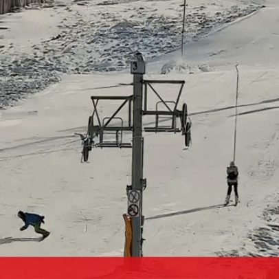 Nevão cobre a Serra da Estrela e proporciona imagens de postal de Natal