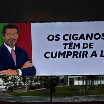 Tribunal manda retirar cartazes do Chega sobre ciganos