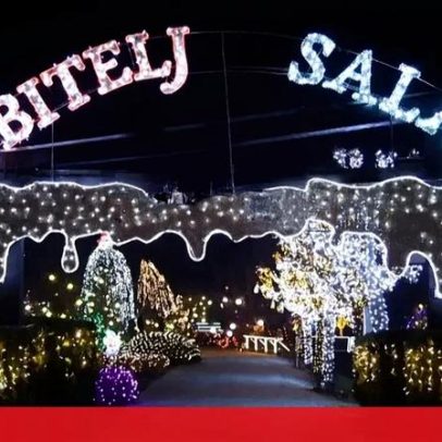 Casa rural na Croácia exibe iluminação de Natal com mais de 5 milhões de luzes