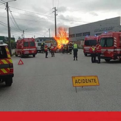 Colisão entre carro e carrinha em Oliveira de Azeméis deixa cinco feridos