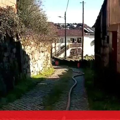 Incêndio em habitação em Castro Daire deixa dois feridos, um grave