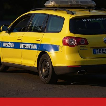 Acidente destrói VMER em frente ao hospital de Vila Nova de Gaia