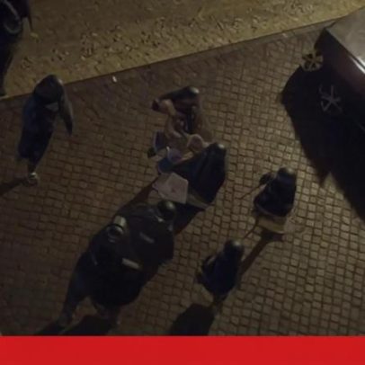 Detenção de dois manifestantes no Largo do Carmo por protesto ao pacote laboral