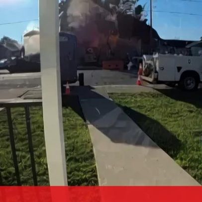 Explosão de gás na Baía de São Francisco é captada por videovigilância