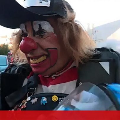 Motards de todo o país celebram Natal solidário com palhaço Batatinha