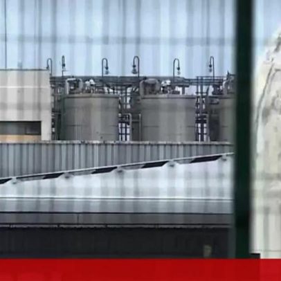 Explosão e incêndio em antigas instalações da Petrogal em Leça da Palmeira