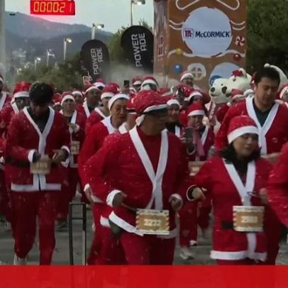 Corrida de Pais Natais anima Cidade do México