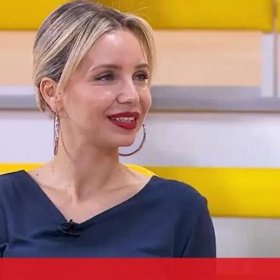 Luciana Abreu participa numa entrevista no Manhã CM