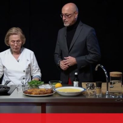 Justa Nobre cozinha polvo à lagareiro com cuscuz no Manhã CM