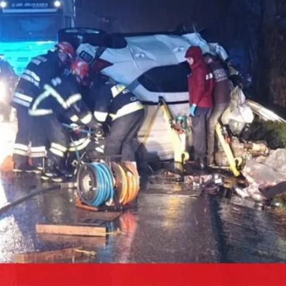 Colisão entre carro e trator em Almeirim deixa morto e dois feridos