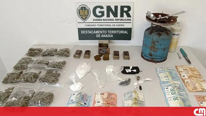 Homem fica em prisão preventiva por suspeita de tráfico de droga na Mealhada