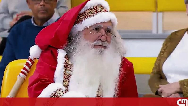 Pai Natal mais antigo do país foi recebido no Manhã CM