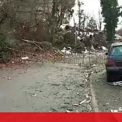 Imagens mostram o local onde filhos de português morreram em explosão em França