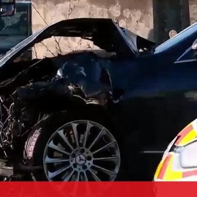 Um ferido em colisão entre dois carros e um camião em Estremoz