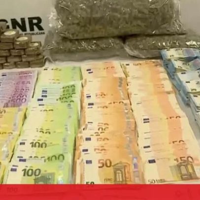 Seis detidos em Loulé com 18 kg de droga e mais de 100 mil euros apreendidos
