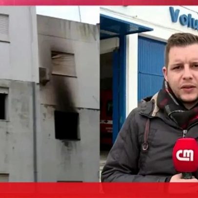 Incêndio em apartamento na Golegã deixa um ferido