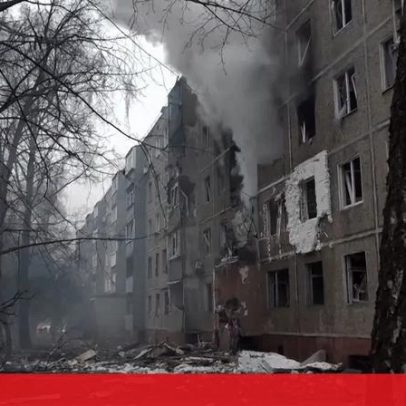 Drone russo ataca edifício residencial em Chernihiv deixa 1 morto e 8 feridos