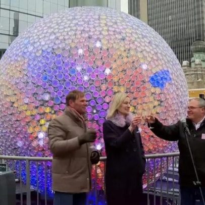 Bola de Ano Novo de Times Square recebe atualização com cristais