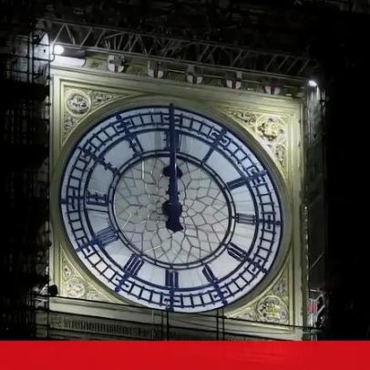 Relógio mais famoso do Reino Unido tocará à meia-noite na véspera do Ano Novo