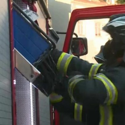 Incêndio atinge antiga fábrica no centro de Braga