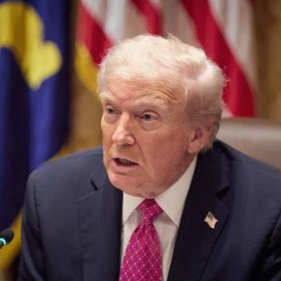Trump batiza nova frota de navios de guerra com o próprio nome