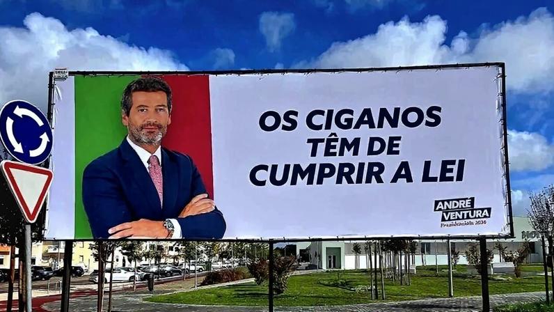 Ventura volta a Tribunal por cartazes polémicos contra a comunidade cigana