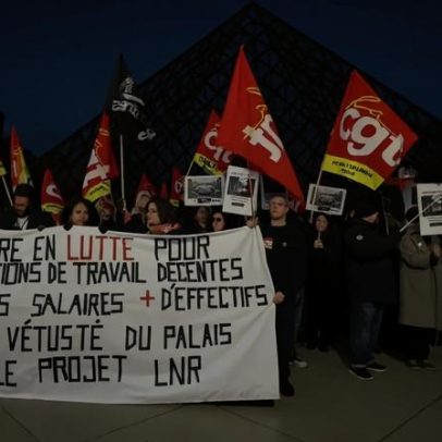 Museu do Louvre reabre parcialmente enquanto greve persiste