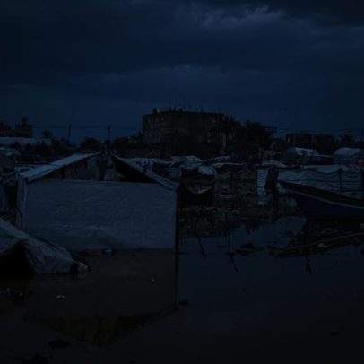 Pelo menos 17 mortos com frio e chuva na Faixa de Gaza