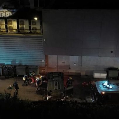 Jovem grávida e criança gravemente feridas em despiste de carro em Guimarães