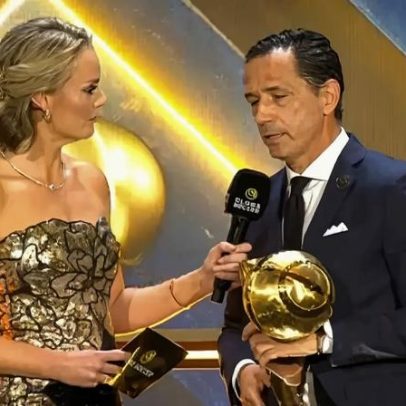 Portugal recebe Prémio de Melhor Seleção do Mundo no Globe Soccer Awards