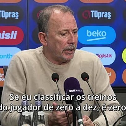 Rafa treina após críticas e acata ordens do treinador do Besiktas