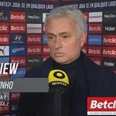 Mourinho diz que golo de Dahl foi limpo e celebra vitória 3-2