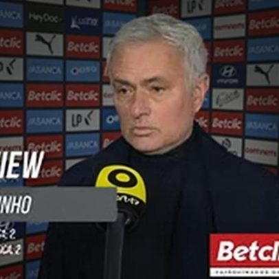 Mourinho diz que golo de Dahl é limpo e celebra vitória 3-2