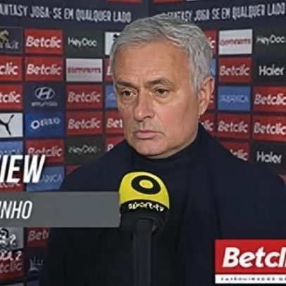 Mourinho diz que golo de Dahl foi limpo e celebra vitória por 3-2