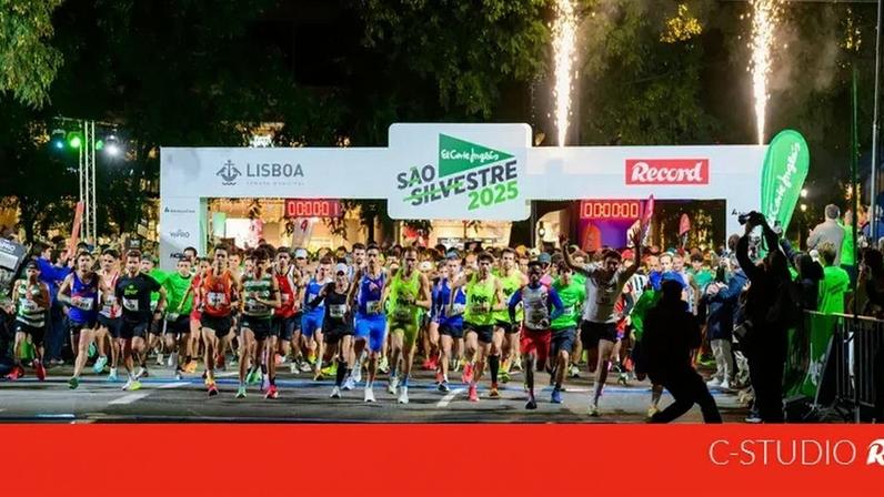 Milhares correm a São Silvestre El Corte Inglés, em Lisboa