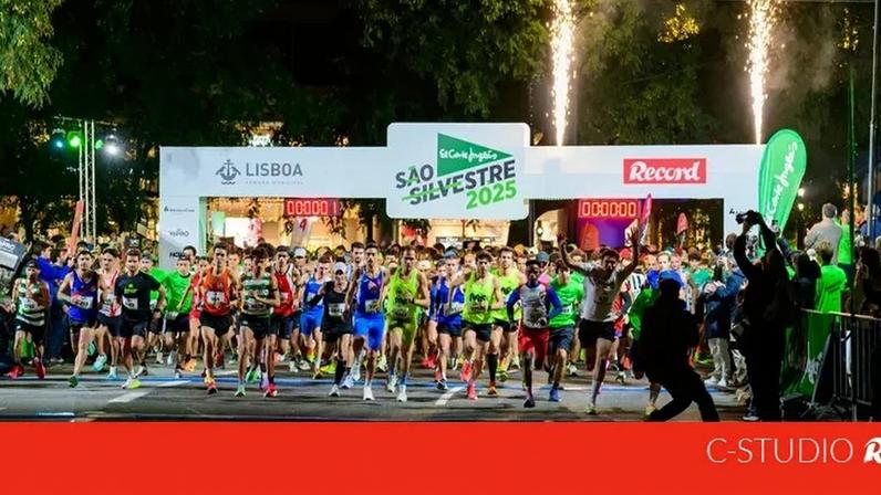 Milhares correm a São Silvestre El Corte Inglés, em Lisboa