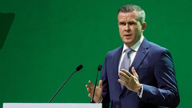 Witold Banks, presidente da AMA, na Conferência Mundial sobre Doping no Desporto