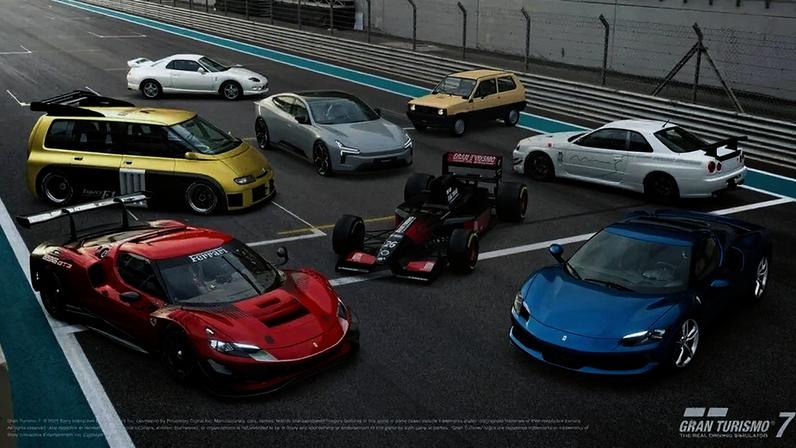 Gran Turismo 7 expande com 8 carros novos e circuitos adicionais.