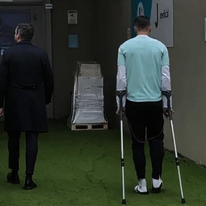 Gatti surge com muletas e Juventus fica em alerta