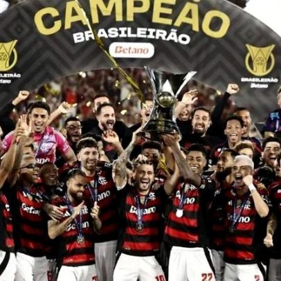 Flamengo vence o Ceará e conquista o Brasileirão