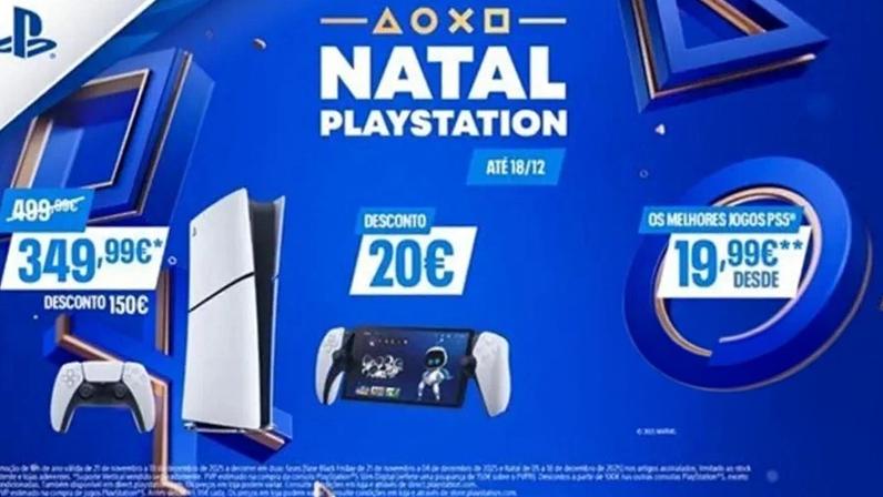 Campanha de Natal PlayStation oferece descontos em jogos e consolas