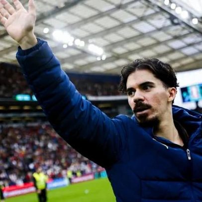 Vitinha celebra o sorteio do Mundial 2026