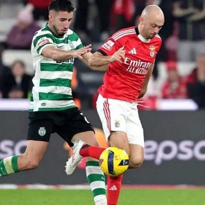 Benfica-Sporting: Sporting sem remates desde os 26 minutos