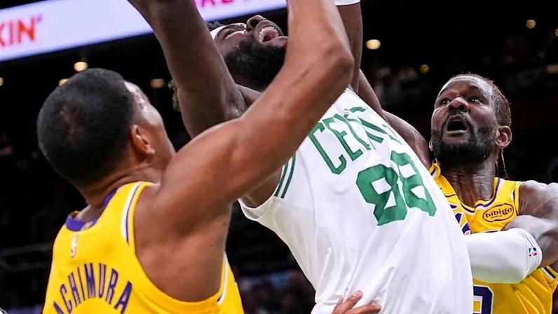 Neemias Queta voltou a estar em destaque pelos Boston Celtics