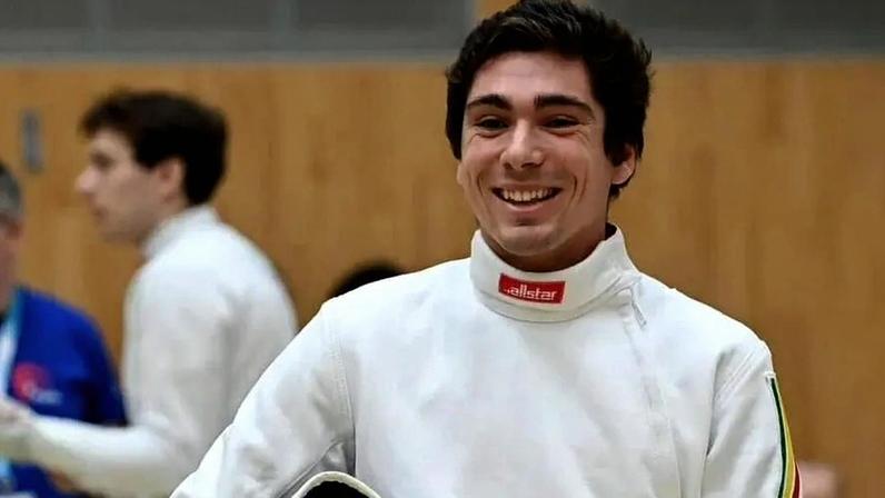 Miguel Frazão compete na Taça do Mundo de esgrima