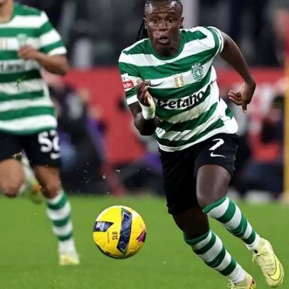Quenda do Sporting com lesão no pé direito pode ficar até dois meses afastado