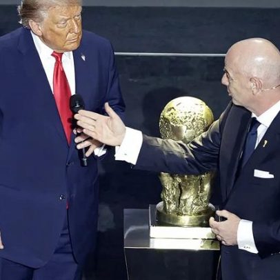ONG apresenta queixa à FIFA sobre ações de Infantino em relação a Trump