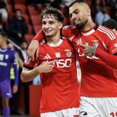 Benfica vence Sp. Braga por 5-2