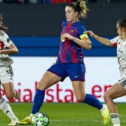 Barcelona vence Benfica por 3-1 e confirma eliminação