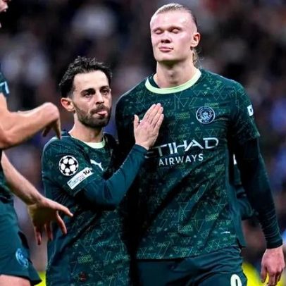 Celebração misteriosa de Haaland ante o Real Madrid chamou a atenção